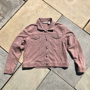 Y2K Cotton Fleece Jean Jacket